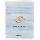 Записная книжка «Walking on the sea» А7, 80 листов в клетку, Lenwa - фото 1