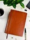 Ежедневник недат. А5 160л "Сариф" коричневый, иск.кожа, тв.переплет, офсет, ляссе - фото 11