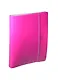 Тетрадь на кольцах в клетку Hatber, Diamond Neon, 120 листов, розовая - фото 1