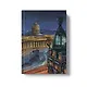 Книга для записей А5 128л кл. "ГРЕЗЫ. Вечер. Питер." интегр.переплет, ламинация Soft Touch, тисн. Фольгой "Голография", офсет - фото 1