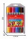 Фломастеры Faber-Castell, двухсторонние смываемые 10 цветов - фото 3