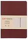 Ежедневник недат. А6+ 136л "SOFT TOUCH" шоколадный, интегр.переплет, иск.кожа, тонир.блок, скругл.углы, запечат.торец, ляссе, инд.уп - фото 1