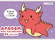 Альбом для рисования «Дракончик» Listoff А5, 20 листов, скрепка - фото 1