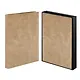 Ежедневник недат. А5+ 160л "Фланстер" бежевый, мягк.переплёт, иск.кожа, ляссе, подар.карт.коробка с ПВХ-крышкой - фото 1
