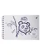 Скетчбук А5+ 80л "SKETCHBOOK. Panda book" белый офсет, 120г/м2, 7БЦ - фото 1