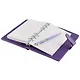 Ежедневник Escalada «Наппа», фиолетовый металлик, 160 листов, А6+ - фото 6