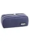 Пенал-косметичка "Private" темно-синий, 21х9х5 см - фото 1