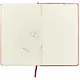 Книга для записей А5, 120 листов в клетку "Classic Large", красная, жесткая обложка, резинка, Moleskine - фото 4