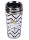 Термостакан Коты зигзаг (пластик) (450мл) - фото 1
