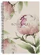 Тетрадь А4 96л кл. "Peony", пудровый, спираль, карт.обл., микротекстурирование, ламинация - фото 1