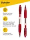 Ручки шариковые авт. красные 12шт "Ultima" 0,5мм, Schiller - фото 2