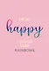 Ежедневник недатированный «I’m so happy I could fart rainbows» А5, 72 листа, Эксмо - фото 1