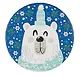 Коробка подарочная "Зимний мишка" 14*9,5см, Новый год, картон - фото 1