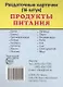 Продукты питания. 16 раздаточных карточек с текстом - фото 1