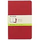 Набор книг для записей Moleskin Cahier Journal Large, 3 штуки, красные, 40 листов, А5 - фото 1