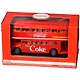 464001 Машинка литая коллекционная Motor City Classics - Die-сast модель по лицензии Coca-Cola London Double Decker Bus, масштаб 1:64 - фото 3