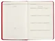 Ежедневник недат. А5 160л "Софт-тач" красный, кожзам, тв.переплет, декор УФ лак, офсет, ляссе - фото 4