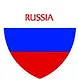 Сувенир, Минимакс, Наклейка заливная Патриотическая Триколор - фото 1