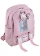 Рюкзак "Cat" розовый, со значком - фото 1