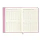 Ежегодник учителя А6+ 256л 125*178мм "ПВХ" розовый, мягкий переплет, шелкогр, вставной тонир.блок, ляссе - фото 2