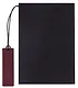 Ежедневник недат. А5 160л 146х211 мм "Шеврет" черный, иск.кожа, мягкий переплет, блинт.тиснение, офсет, закладка, 2 ляссе, инд.уп - фото 1