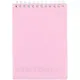 Блокнот А6 80л кл. "NEWtone PASTEL ПИОН" пласт.обл., гребень, офсет 80г/м2 - фото 1