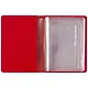Обложка для автодокументов, красная, натуральная кожа - фото 2