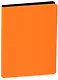 Ежедневник недат. А5 136л "Наппа" неоново-оранжевый, кожзам, мягк. переплет, черный срез, ляссе, Escalada - фото 1