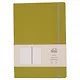 Книга для записей А4- 96л кл. "Joy Book. Фисташковый мусс" иск.кожа, тонир.блок, скругл.углы, ляссе, резинка - фото 3