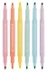 Текстовыделители 06цв "TWIN PASTEL" двусторонние, пл/уп, BRAUBERG - фото 3