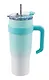 Термостакан с ручкой Мятный градиент (пластик/металл) (1200мл) (12-16110-202405-B29) - фото 1