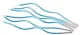 Набор свечей для торта Mint Wave (волны мятные) (6шт) (17см) (12-7color-candle_19) - фото 3