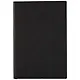 Ежедневник недат. А5 120л "Флоттер" черный, кожзам, мягкий переплет, офсет, ляссе - фото 1