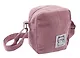 Сумочка на молнии кросс-боди (розовая) (вельвет) (16х14х6) (12-HanMa-765) - фото 2