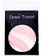 Блок бумаги самоклеящийся 70*70мм "Spase Travel", ассорти, инд.уп. - фото 3