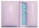 Обложка для паспорта Passport 3D (сиреневая) (ОП2024-413) - фото 2