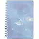 Тетрадь в линейку Stars in the night sky, 84 листа, в ассортименте - фото 1