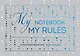 Блокнот "My notebook. My rules" (синий) (комплект с полусупером) - фото 1