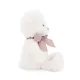 Мягкая игрушка Тёпа с бантом (25см) (белый) (4/32) (OT8017/25-2) - фото 2