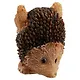 Фигурка Ёжик коричневый (полистоун) (4х5) (12-06721-CW003) - фото 3