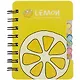 Записная книжка 95*120 57л лин. "Lemon" карт.обл., вырубка, спираль, инд.уп., ассорти - фото 3