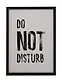 Фоторамка 21*30 "Do not disturb" черное дерево - фото 1