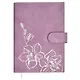 Ежедневник-органайзер недат. А6+ 80л 126х174 "Тиволи глосс" лиловый, иск.кожа, интегр.переплет, иснение фольгой, магнит.клапан , офсет, ляссе - фото 1