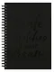 Скетчбук А5+ 40л "БАЛЕРИНА" гребень, белый офсет - фото 2