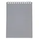 Блокнот А6 80л кл. "CANVAS" серый, пласт.обл, спираль - фото 1
