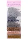 Бисер круглый размер 12/0 "Серебро, золото, бронза и чёрный" 6 цветов х 10 грамм - фото 1