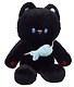 Мягкая игрушка Котик (40см) (с сумкой) (черный) (12-202511-MN6-06) - фото 2