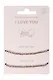Набор парных браслетов Морзе I Love You (12-202509-BR-ZJ11640) (Lafilaf) - фото 1