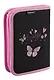 Пенал 1 отделение "Flower butterfly" с наполнением, 21*14 см, 24 предмета - фото 2