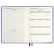 Ежедневник дат. 2025г. А6+ 176л 126х174 "Тиволи глосс" синий, кожзам, тв.переплет, блинт.тиснение, вырубка, офсет, ляссе - фото 8